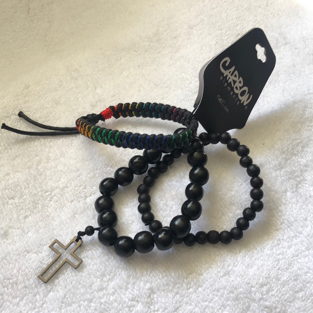 Carbon Elements mens bracelets  New.
